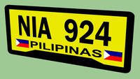 Philippine Plate Number(Public Vehicle)