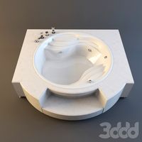 Integrated bath