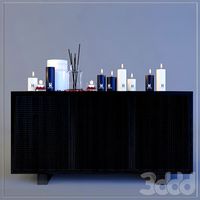 Тумба с декоративным набором