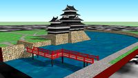 国宝　松本城　天守群　Matsumoto　Castle（Japanese National Treasure ）