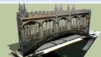 Bridge of sighs of Cambridge (UK)