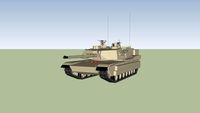 A1M1 abrams with TUSK and updated tracks.