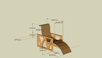 chair with measures