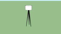 LAMPE SUR TREPIED