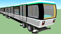 Métro invinter automatique livrée STIF RATP