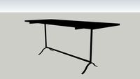 CI - Chaplin Table - Reclaimed Rubber