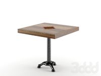 Table with woodcarving
