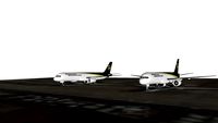 UPS (United Parcel Service) Boeing 757's at the Clark Int'l Airport