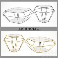 Eichholtz_table coffee asscher gold & nickel