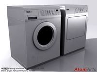 Washing Machine / Dryer3d model