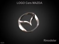 Mazda 3d Logo3d model
