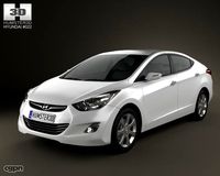 Hyundai Elantra (i35) Sedan 20123d model