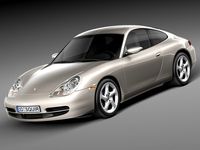 Porsche 911 996 Carrera 1997-20013d model