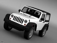 Jeep Wrangler UK Sport 20083d model