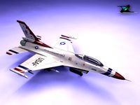F-16 Fighting Falcon, USAF Thunderbirds3d model