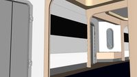 corridor - Ten Forward - USS ENTERPRISE D