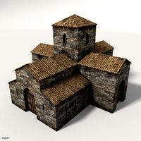 Medieval Church3d model