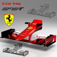 Ferrari SF15T Front wing3d model