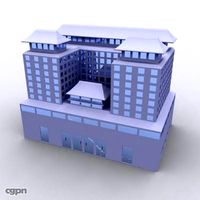 High Definition building 123d model