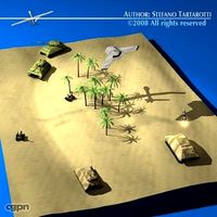 Modern warfare scenario3d model