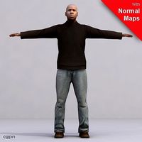 CMan0021-FBX / FBX Rigged Models for Motionbuilder3d model