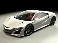Acura NSX 20153d model