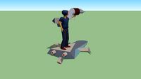 hover board my version. with space police