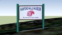 Hanford Mills Museum Sign