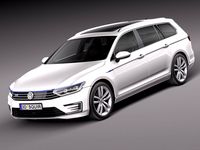 Volkswagen Passat Variant GTE 20163d model