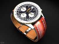 Breitling Old Navitimer II mens luxury watch3d model