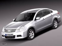 Nissan Almera 20133d model