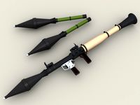 Rpg 7 Rocket Launcher3d model