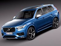 Volvo XC90 R-design 20153d model
