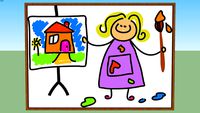 Child Painting Cocuk Boyama Resim