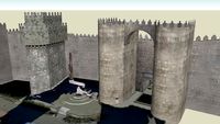 Walls of Ávila VII. Puerta del Alcázar.