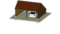 Barn style garage