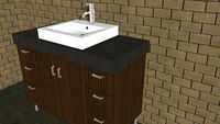 Modern Single Lav Vanity