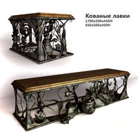 Кованые лавки