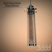 EDISON PERFORATED METAL PENDANT POLISHED NICKEL