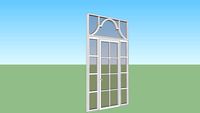 Hollywood Regency Glass Door