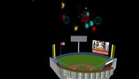 Baseball Stadium With fireworks