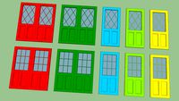 Dynamic door components
