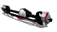DANA 60 axle w/ dual steering stablelizers