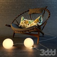 Кресло Circle+ лампы Bulb ( cosmorelax )