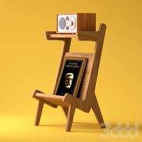 The hansen family - coffee table with Tivoli audio radio