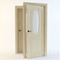 Door oak pine