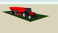 Valtra and trailer