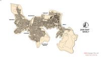 Manly Subdivision Map Sydney, New South Wales, Australia
