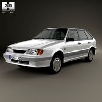 VAZ Lada Samara (2114) hatchback 5-door 19973d model