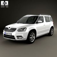Skoda Yeti 20143d model